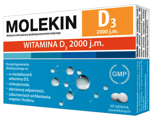 Molekin D3 2000 j.m. 60 Tabletek