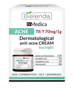 Bielenda Dr Medica Anti-Acne Przeciwtrądzikowy Krem do Twarzy do Cery Tłustej 50ml