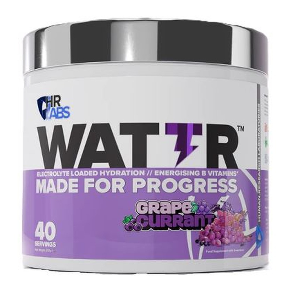 HR Labs Wattr Electrolyte & Taurine Powder, Grape Currant 320g