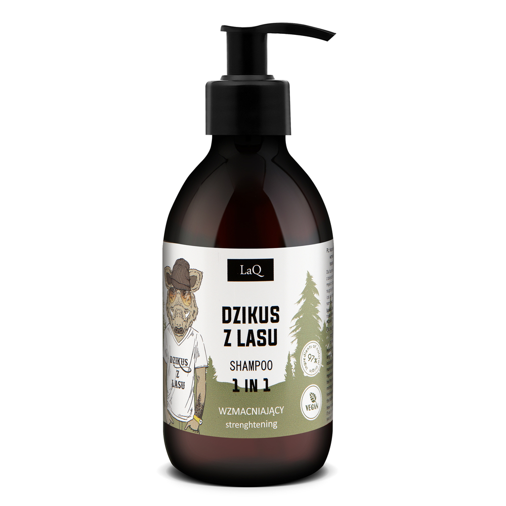 LaQ Savage of the Forest Strengthening Shampoo 1in1 for Men's Hair 300ml