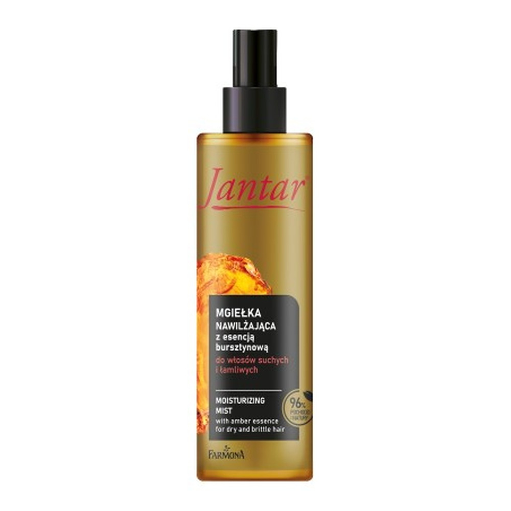 Jantar Nawilżajaca Mgiełka z Esencją Bursztynową dla Włosów Suchych i Łamliwych 200ml
