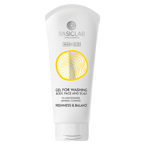 BasicLab Masculis Body Face and Scalp Cleansing Gel 100ml