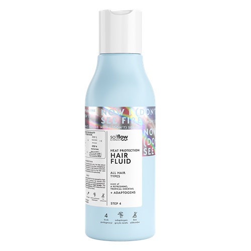 So!Flow Pielęgnujący Fluid Termoochronny dla Wszystkich Typów Włosów - 150 ml