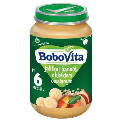 BoboVita Dessert Apples and Bananas with Oat Glue for Babies after 6 Months 190g