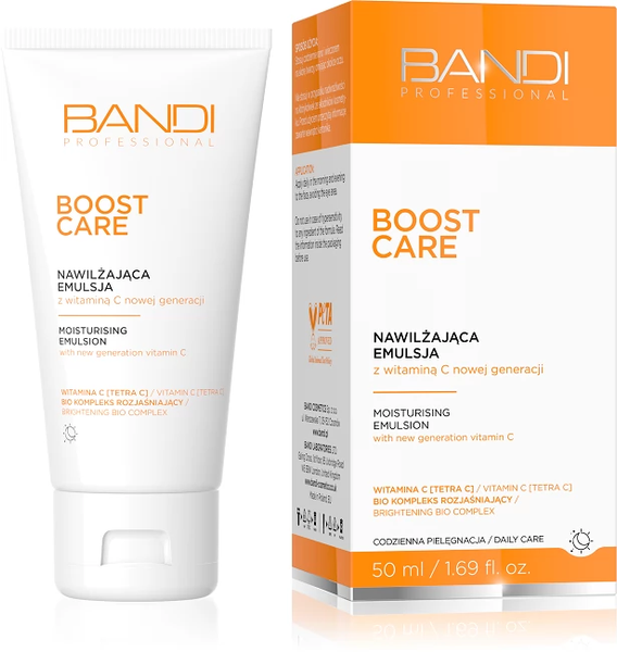 Bandi Boost Care Nawilżająca Emulsja z Witaminą C Nowej Generacji 50ml