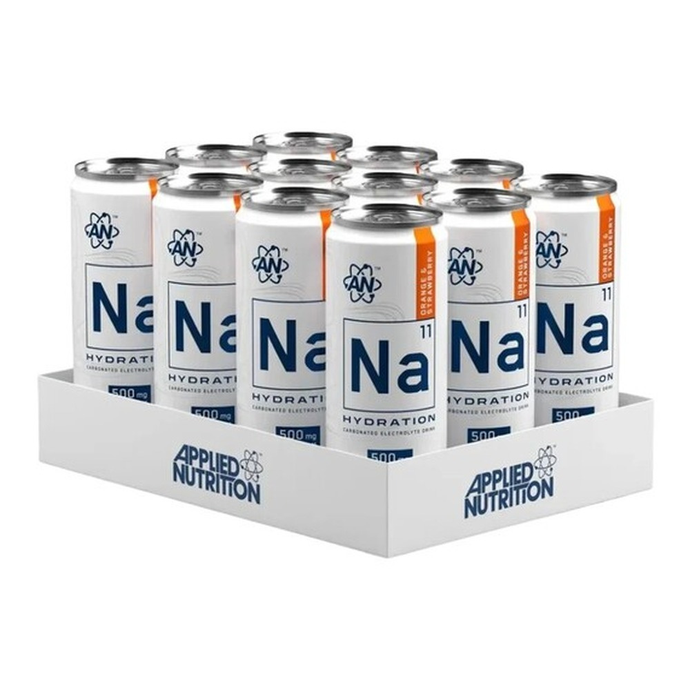 Applied Nutrition Na11 Hydration Napój nawadniający, Pomarańcza i truskawka 12 x 330ml