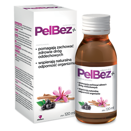 Pelbez Płyn Wspiera Naturalną Odporność Organizmu 120ml