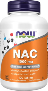 Now Foods NAC 1000mg 120 Tablets