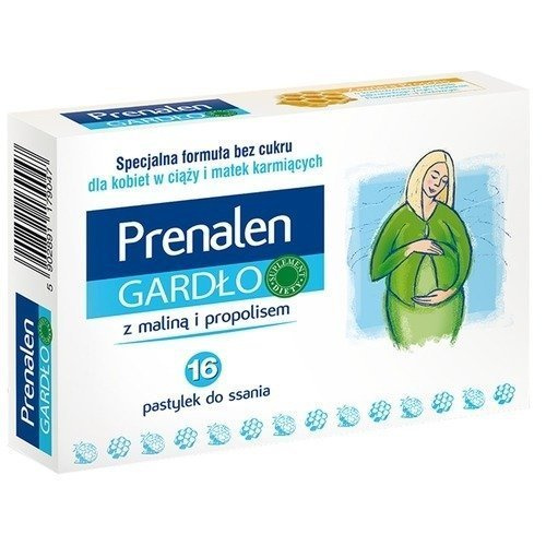 Dietary Supplement Prenalen Throat 16 Lozenges