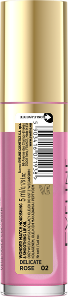 Eveline Wonder Match Olejek do Ust Nr 02 Delicate Rose 5ml