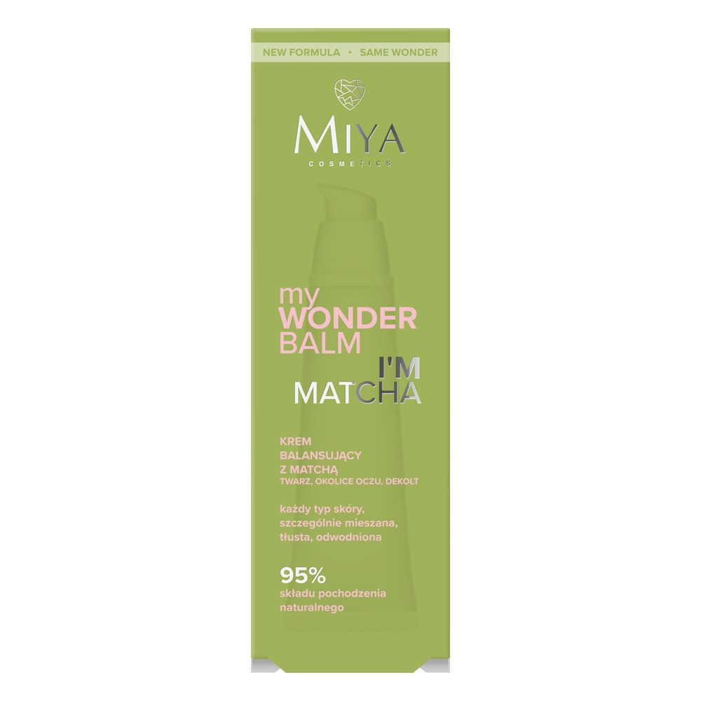 Miya myWONDERBALM I'm Matcha krem do twarzy, balansujący z Matchą 75ml