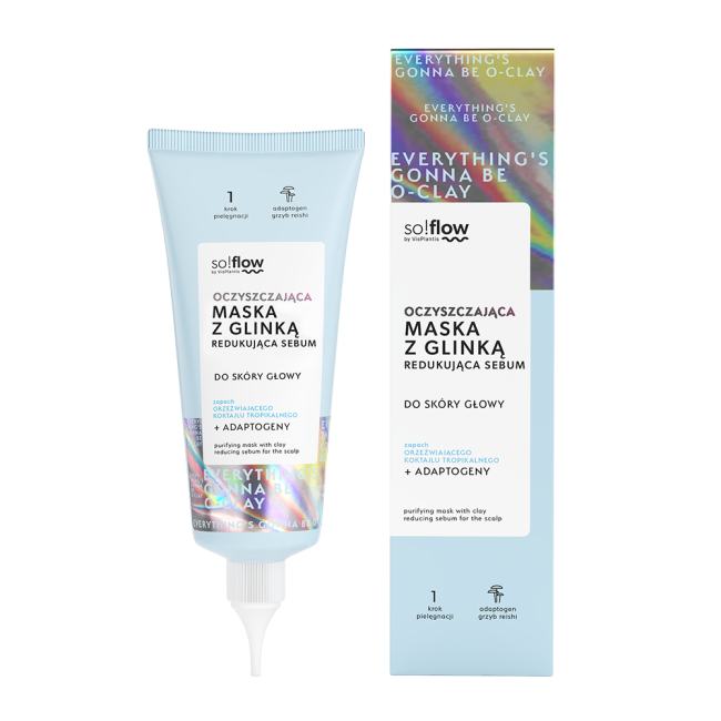 So!Flow Oczyszczająca Maska z Glinką do Kontroli Sebum - 100 ml