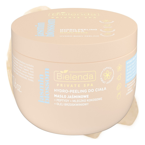 Bielenda Private Spa Jasmin Blossom Nawilżający Hydro-Peeling do Ciała z Masłem Jaśminowym 300g