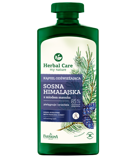 Herbal Care Refreshing Bath Himalayan Pine with Manuka Honey 500ml