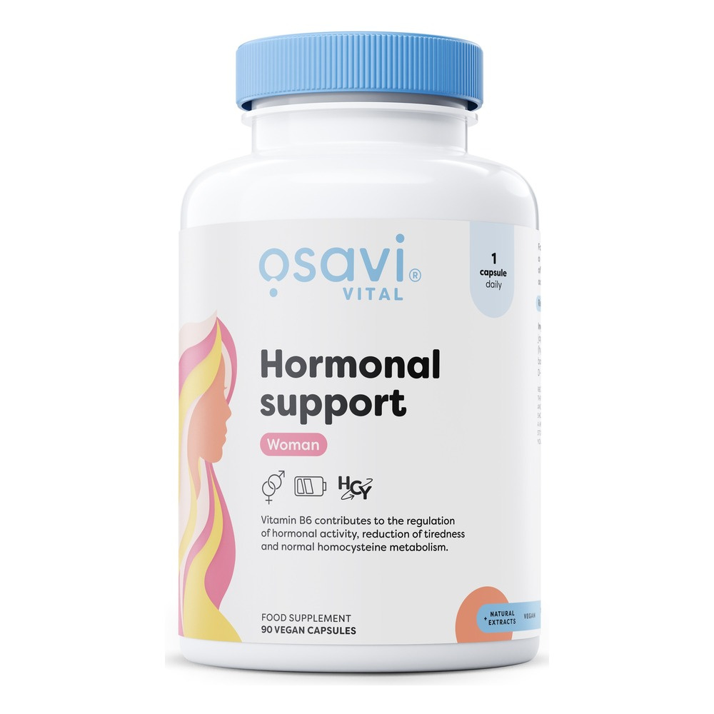Osavi Wsparcie Hormonalne dla Kobiet Suplement na Równowagę Hormonalną 90 Wegańskich Kapsułek