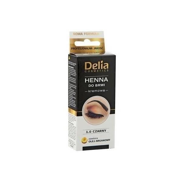 Delia Cosmetics eyebrow henna cream 1.0 Black 15ml
