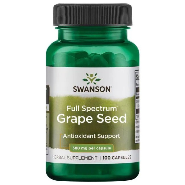 Swanson Full Spectrum Grape Seed 380mg 100 Capsules