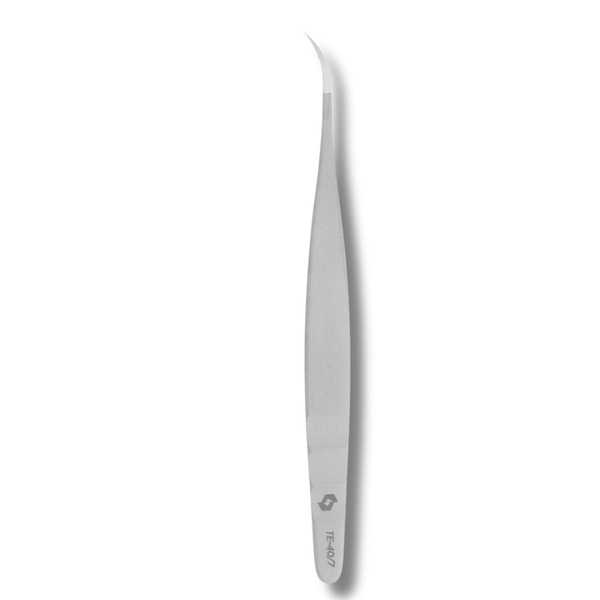 Staleks Pro Expert 40 Type 7 Curved Eyelash Extension Tweezers 116mm