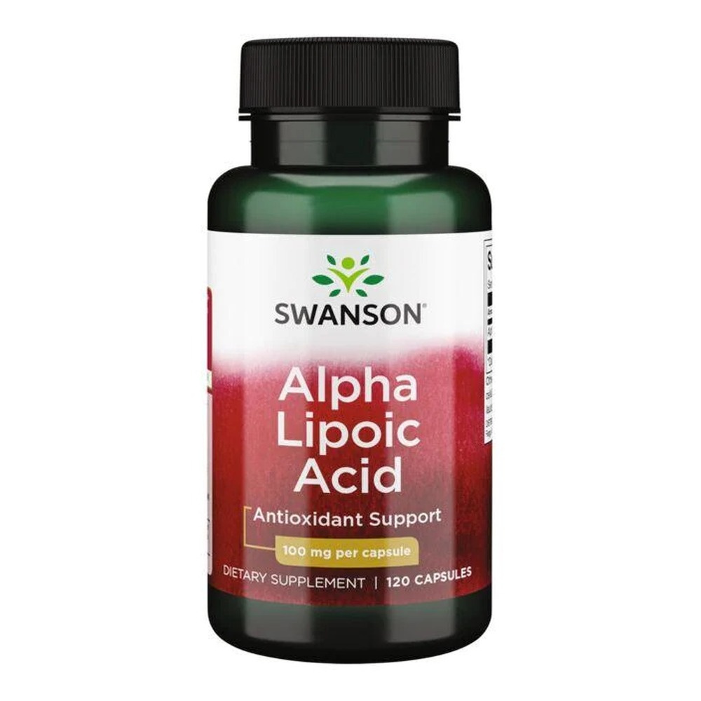 Swanson Alpha Lipoic Acid 100mg Kwas Alfa Liponowy 120 Kapsułek