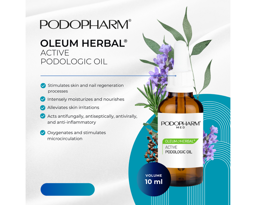 Podopharm Oleum Herbal Aktywny Olejek Podologiczny do Paznokci 10ml