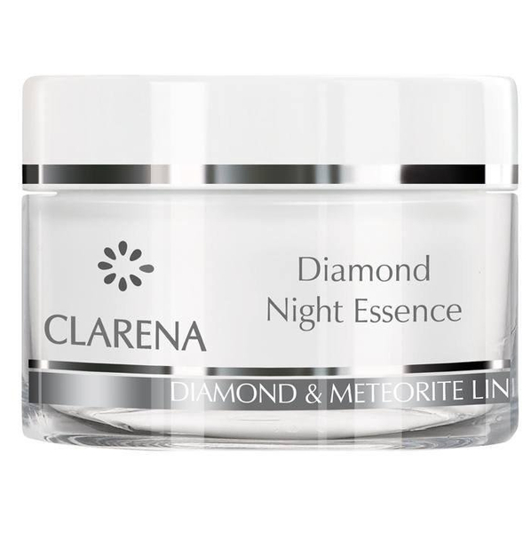 Clarena Diamond Meteorite Night Essence: Luxury Anti-Aging Cream for Mature Skin 50ml