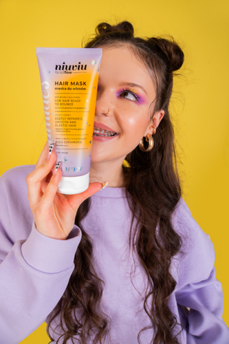 Niuviu Bounce Maska do Włosów Kręconych Fale Loki 200ml