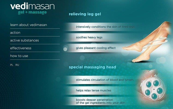 Vedimasan Relaxing Leg Gel 120ml