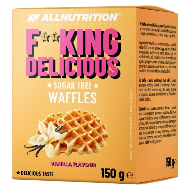 AllNutrition Fitking Delicious Waffles Vanilla 150g
