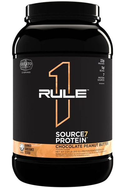 Rule One Source7 Protein, Chocolate Peanut Butter Gelato - 913g