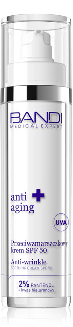 Bandi Anti Aging Przeciwzmarszczkowy Krem Ochronny przed Fotostarzeniem się Skóry SPF50 50ml
