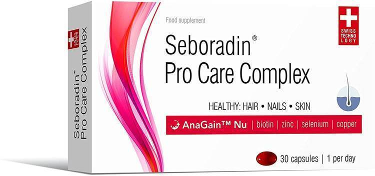 Seboradin Pro Care Complex Diet Supplements for Healthy Hair Skin and Nails 30 Capsules
