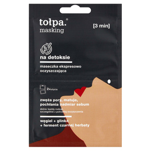 Tolpa Masking On Detox Purifying Mask Deep-Cleansing Treatment 2x5ml
