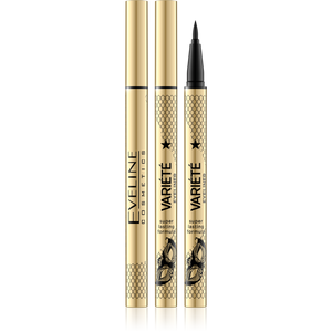 Eveline Variete Waterproof Eyeliner Ultra Black with Fast Dry Formula 10ml