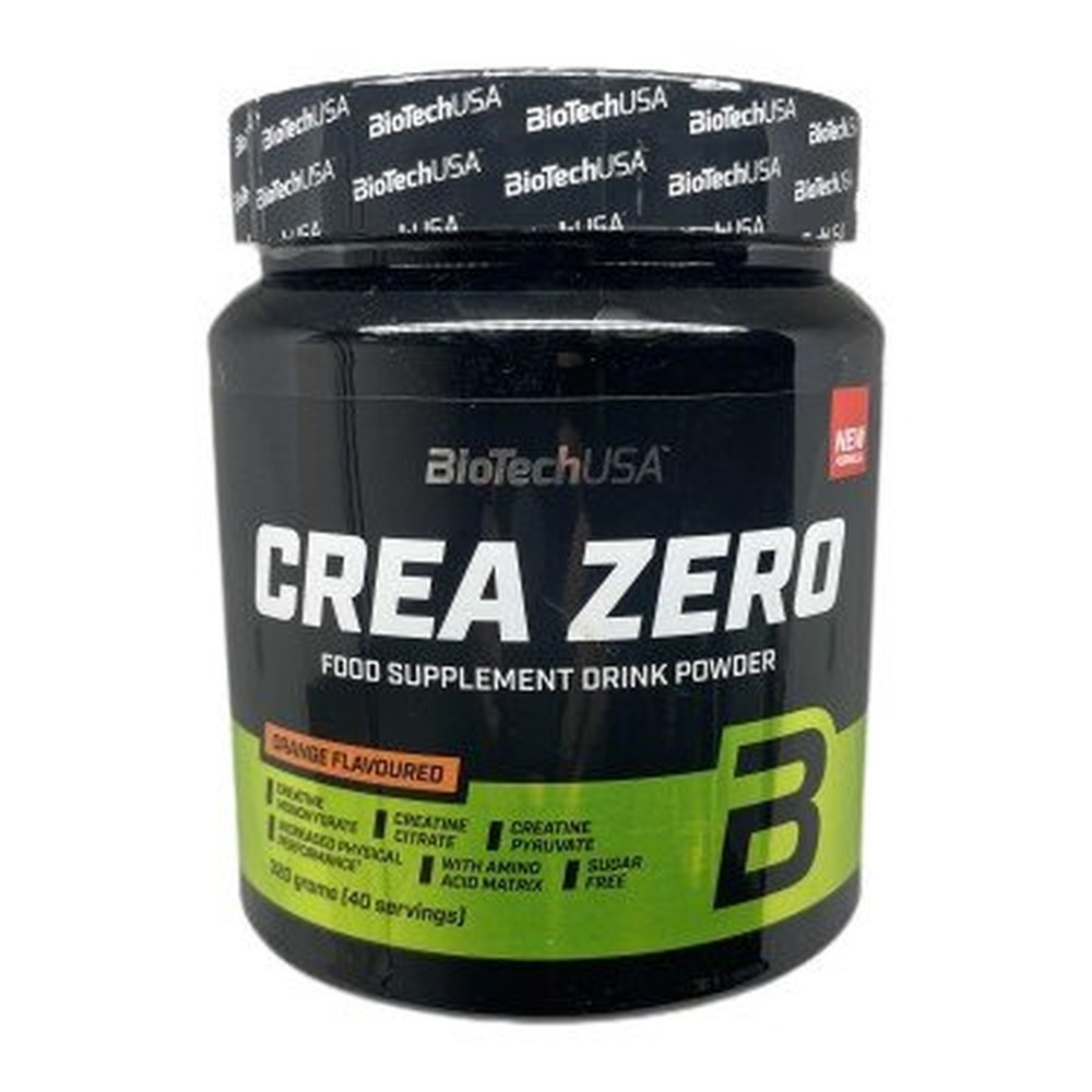 BioTechUSA Crea Zero Kreatyna w proszku, Pomarańcza 320g