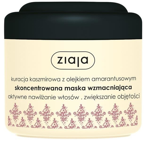 Ziaja Kaszmirowa Maska Wzmacniająca dla Włosów Suchych i Cienkich 200ml