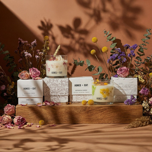 Agnes + Cat Botanical Soy Wax Candle - Lakeland Mocha