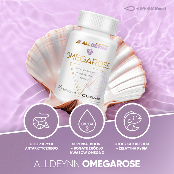 AllDeynn Omegarose 60 Kapsułek