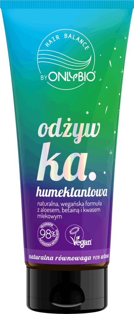 OnlyBio Hair Balance Odżywka Humektantowa z Naturalną Wegańską Formułą dla Włosów Suchych 200ml