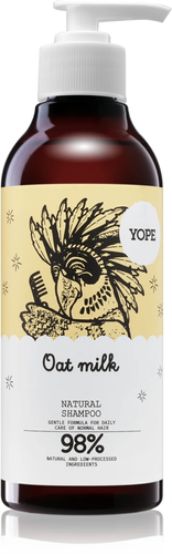 Yope Mleko Owsiane Naturalny Szampon Wzmacniający do Włosów Normalnych 300ml