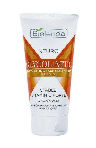 Bielenda Neuro Glycol + Vit. C Eksfoliująca Emulsja do Mycia Twarzy 150ml