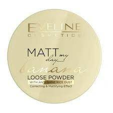 Eveline Cosmetcis Sypki Puder Do Twarzy Matt My Day Loose Powder Banana 1szt.