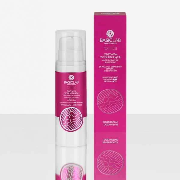 BasicLab Capillus Smoothing Conditioner For Frizzy Damaged Hair 250ml