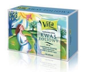 KWAS FOLIOWY 400 MCG 90 TABLETEK