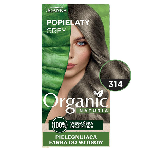 Joanna Organic Vegan Farba Kakaowy Nr 314 Popielaty 1 Sztuka