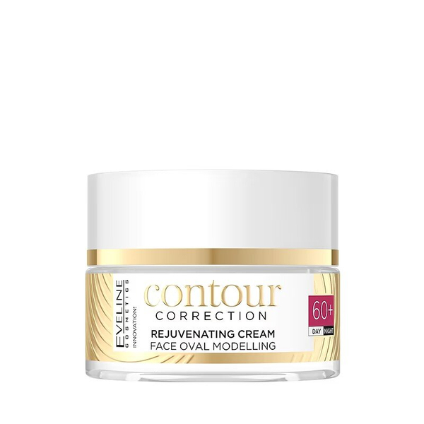 Eveline Contour Correction Krem Odmladzajacy Modelujący Owal Twarzy 60+ na Noc i na Dzień 50ml