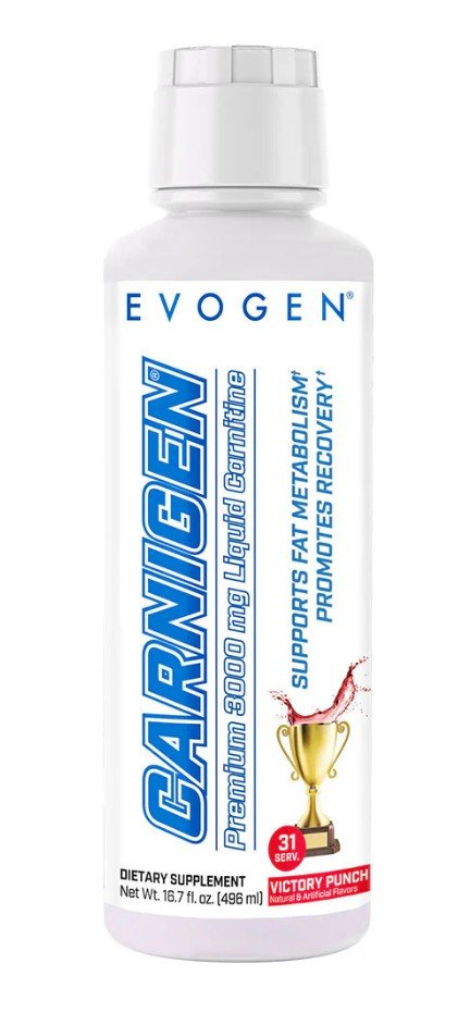 Evogen Carnigen Liquid Victory Punch L-Karnityna w Płynie na Wsparcie Metabolizmu 496ml