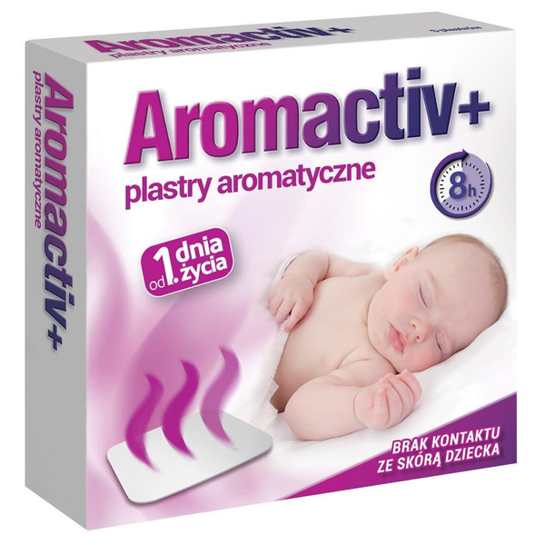 Aflofarm Aromactiv Plastry Aromatyczne o Działaniu Odświeżającym 5 Sztuk