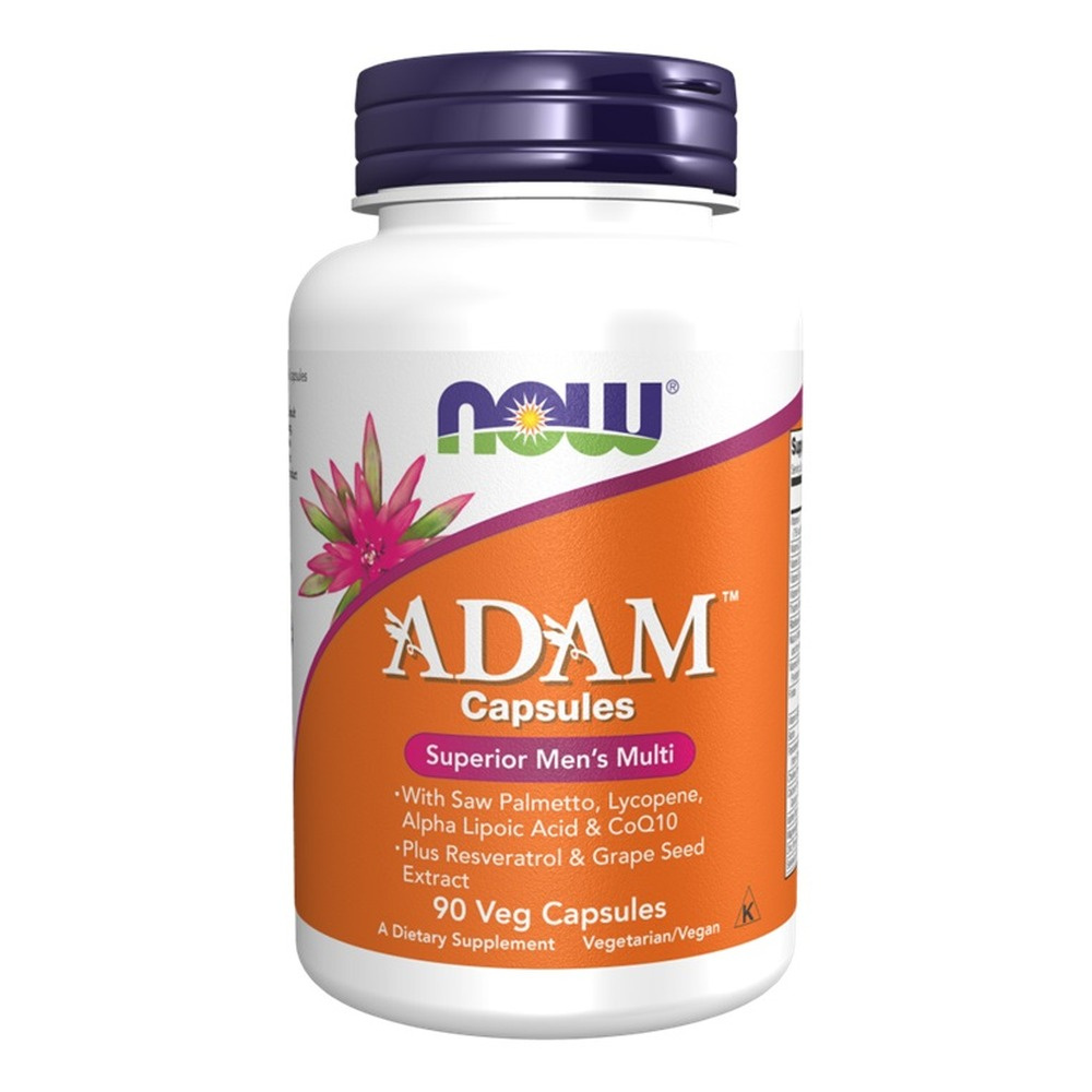 Now Foods ADAM Multi-Vitamin Witaminy i Minerały dla Mężczyzn 90 Kapsułek