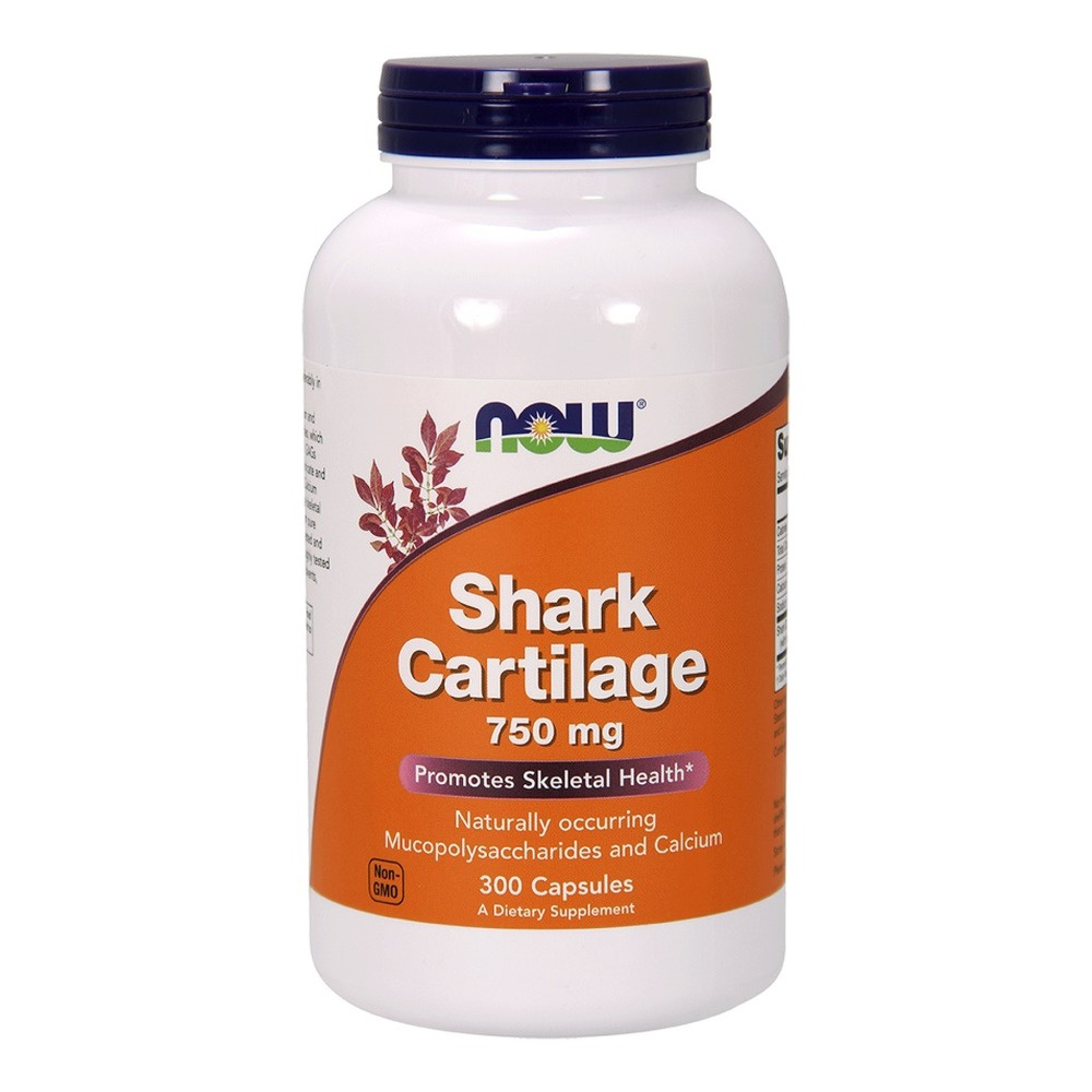 Now Foods Shark Cartilage 750mg Shark Cartilage Supports Bone & Joint Health 300 Capsules