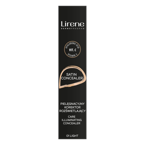 Lirene Satin Concealer Pielęgnacyjny Korektor Rozjaśniający Nr 01 Light 10ml